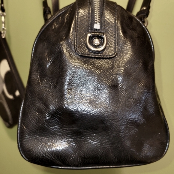 Vintage Coach Leather Handbag and Wrislet - Picture 8 of 16